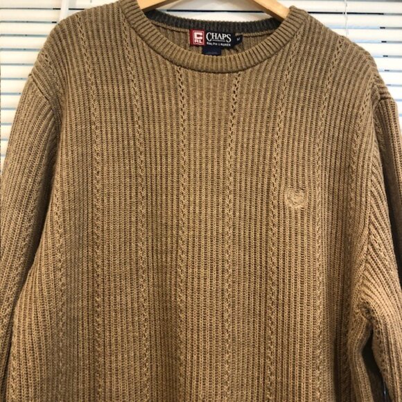 Chaps Ralph Lauren Crew Neck Cotton Sweater Size M. - Picture 5 of 16